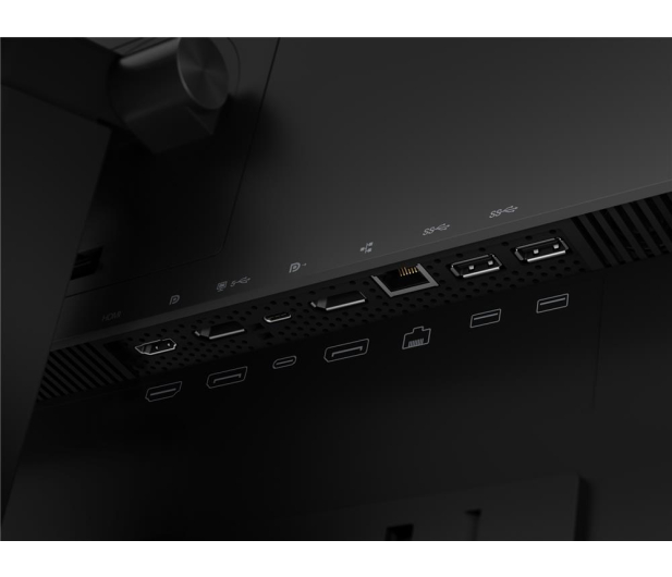 Lenovo ThinkVision P24h-20 czarny - 560824 - zdjęcie 9